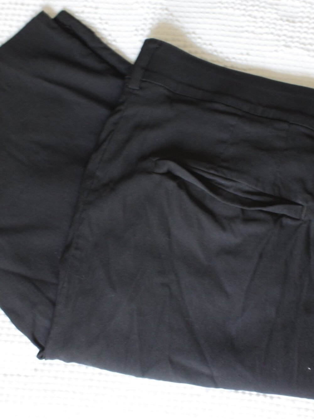 Lane Bryant Black Pull On Elastic Waist Stretch Career Dress Pants Size 24